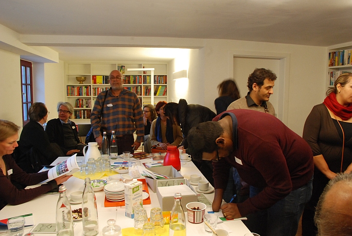 Impression von einem Treffen des Autor:innen-Cafés – Aufnahme 4
