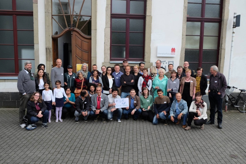 Pilottreffen am Weltflüchtlingstag im Literaturhaus Köln, 20. Juni 2015 – Aufnahme 3